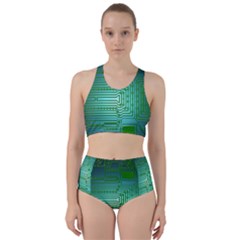 Board Conductors Circuits Racer Back Bikini Set by HermanTelo