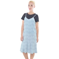 Footprints Pattern Paper Scrapbooking Blue Camis Fishtail Dress by HermanTelo