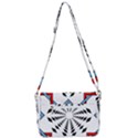 Star Illusion Mandala Shoulder Bag with Back Zipper View3