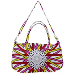 Sun Abstract Mandala Removal Strap Handbag by HermanTelo