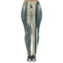 Texture Abstract Buildings Lightweight Velour Leggings View2