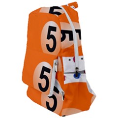 Billiard Ball Ball Game Pink Orange Travelers  Backpack by HermanTelo