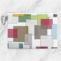 Wallpaper Texture Plaid Canvas Cosmetic Bag (xl) by HermanTelo