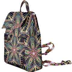 Star Mandala Pattern Design Doodle Buckle Everyday Backpack by Pakrebo