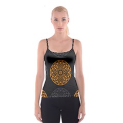 Background Design Pattern Tile Spaghetti Strap Top by Mariart