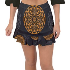 Background Design Pattern Tile Fishtail Mini Chiffon Skirt by Mariart