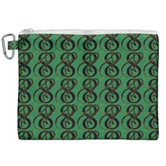 Abstract Pattern Graphic Lines Canvas Cosmetic Bag (xxl) by HermanTelo
