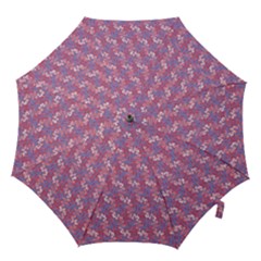 Pattern Abstract Squiggles Gliftex Hook Handle Umbrellas (large) by HermanTelo