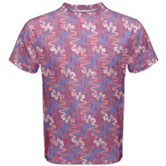 Pattern Abstract Squiggles Gliftex Men s Cotton Tee by HermanTelo