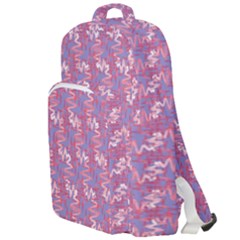 Pattern Abstract Squiggles Gliftex Double Compartment Backpack by HermanTelo