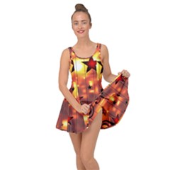 Star Radio Light Effects Magic Inside Out Casual Dress by HermanTelo