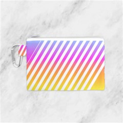 Abstract Lines Mockup Oblique Canvas Cosmetic Bag (small) by HermanTelo