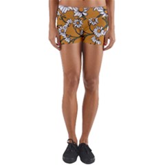 Daisy Yoga Shorts by BubbSnugg
