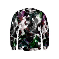 Abstract Science Fiction Kids  Sweatshirt by HermanTelo