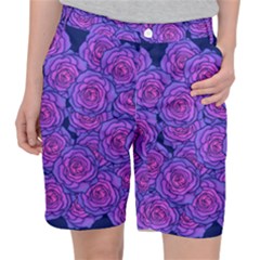 Roses Pocket Shorts by BubbSnugg