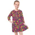 Roses  Kids  Quarter Sleeve Shirt Dress View1