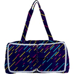 Background Lines Forms Multi Function Bag by HermanTelo