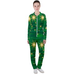 Christmas Tree Green Casual Jacket And Pants Set by HermanTelo