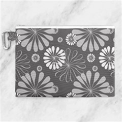 Floral Pattern Canvas Cosmetic Bag (xl) by HermanTelo