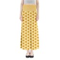 Pattern Halloween Pumpkin Color Full Length Maxi Skirt View1