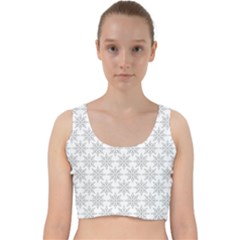 Ornamental Star Mandala Velvet Racer Back Crop Top by HermanTelo