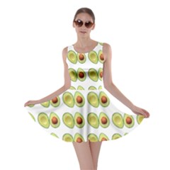 Pattern Avocado Green Fruit Skater Dress by HermanTelo
