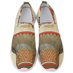 Egyptian Architecture Column Men s Slip On Sneakers by Sapixe