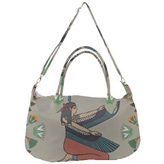 Egyptian Woman Wings Design Removal Strap Handbag by Sapixe