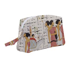 Egyptian Design Men Worker Slaves Wristlet Pouch Bag (medium) by Sapixe