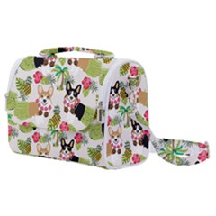 Corgis Hula Pattern Satchel Shoulder Bag by Sapixe