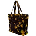 Background Black Blur Colorful Zip Up Canvas Bag View1