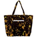 Background Black Blur Colorful Zip Up Canvas Bag View3