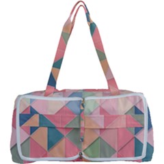 Background Geometric Triangle Multi Function Bag by Sapixe