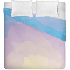 Sunrise Sunset Colours Background Duvet Cover Double Side (king Size) by HermanTelo