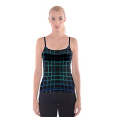 Texture Lines Background Spaghetti Strap Top by HermanTelo
