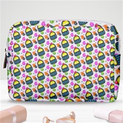 Sweet Dessert Food Cake Pattern Make Up Pouch (medium) by HermanTelo