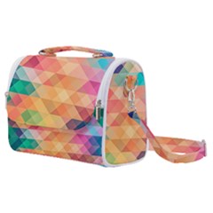 Texture Triangle Satchel Shoulder Bag by HermanTelo