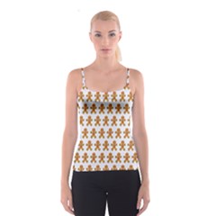Gingerbread Men Spaghetti Strap Top by Mariart