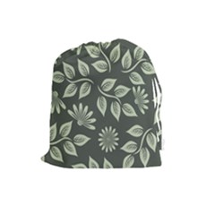 Flowers Pattern Spring Nature Drawstring Pouch (large) by Bajindul