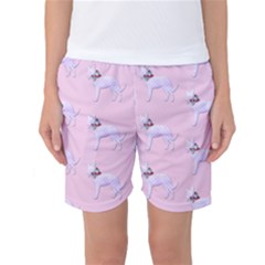 Dogs Pets Animation Animal Cute Women s Basketball Shorts by Bajindul