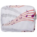 Music Notes Clef Sound Make Up Pouch (Large) View2