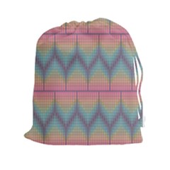Pattern Background Texture Colorful Drawstring Pouch (xxl) by Bajindul