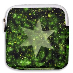 Star Blue Star Space Universe Mini Square Pouch by Bajindul