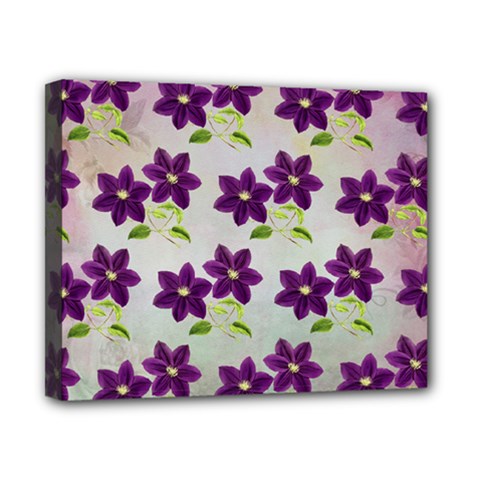 Purple Flower Canvas 10  X 8  (stretched) by Bajindul