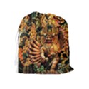 Sculpture Art Temple Tower Drawstring Pouch (XL) View2