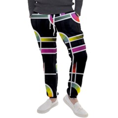 Background Abstract Semi Circles Men s Jogger Sweatpants by Pakrebo