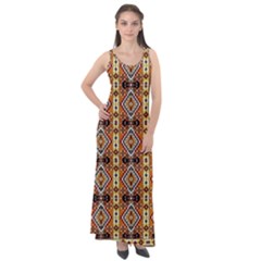 Nr-3 Colorful Sleeveless Velour Maxi Dress by ArtworkByPatrick