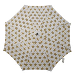 Gold Star Hook Handle Umbrellas (large) by WensdaiAmbrose