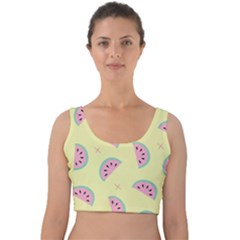 Watermelon Wallpapers  Creative Illustration And Pattern Velvet Crop Top by BangZart