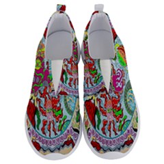 Supersonic Volcanic Splash No Lace Lightweight Shoes by chellerayartisans